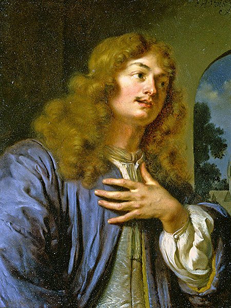 Auto-retrato (óleo sobre cobre) de Arie de Vois