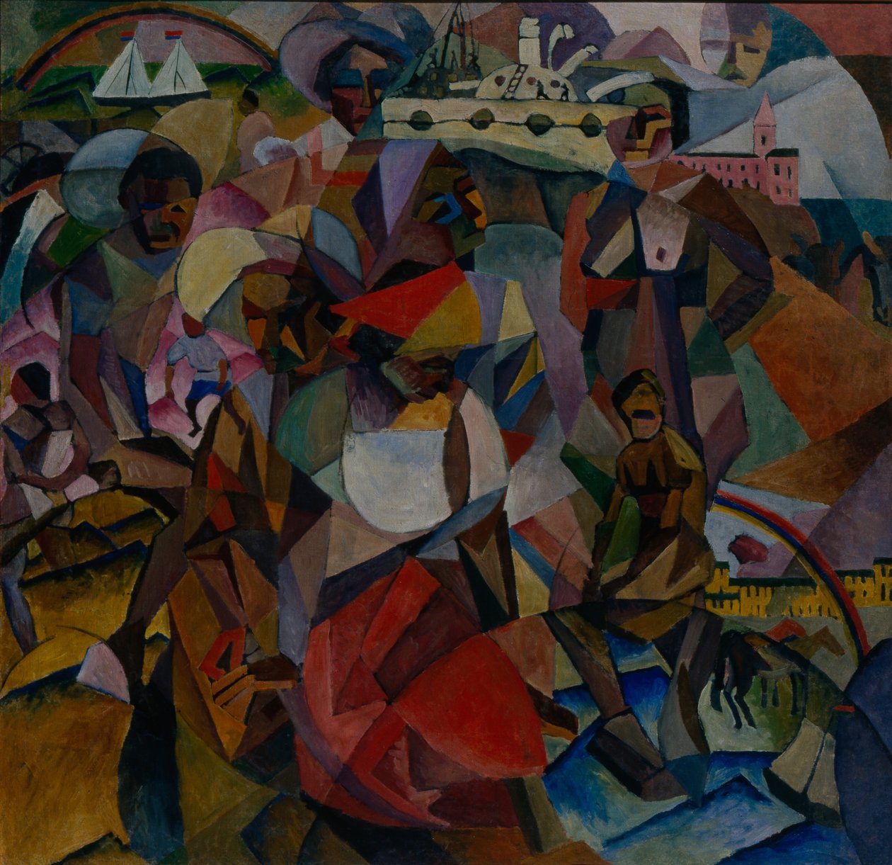 O estudo das semelhanças simbólicas no retrato de Marianna Lentulova, 1912 de Aristarkh Vasilievic Lentulov