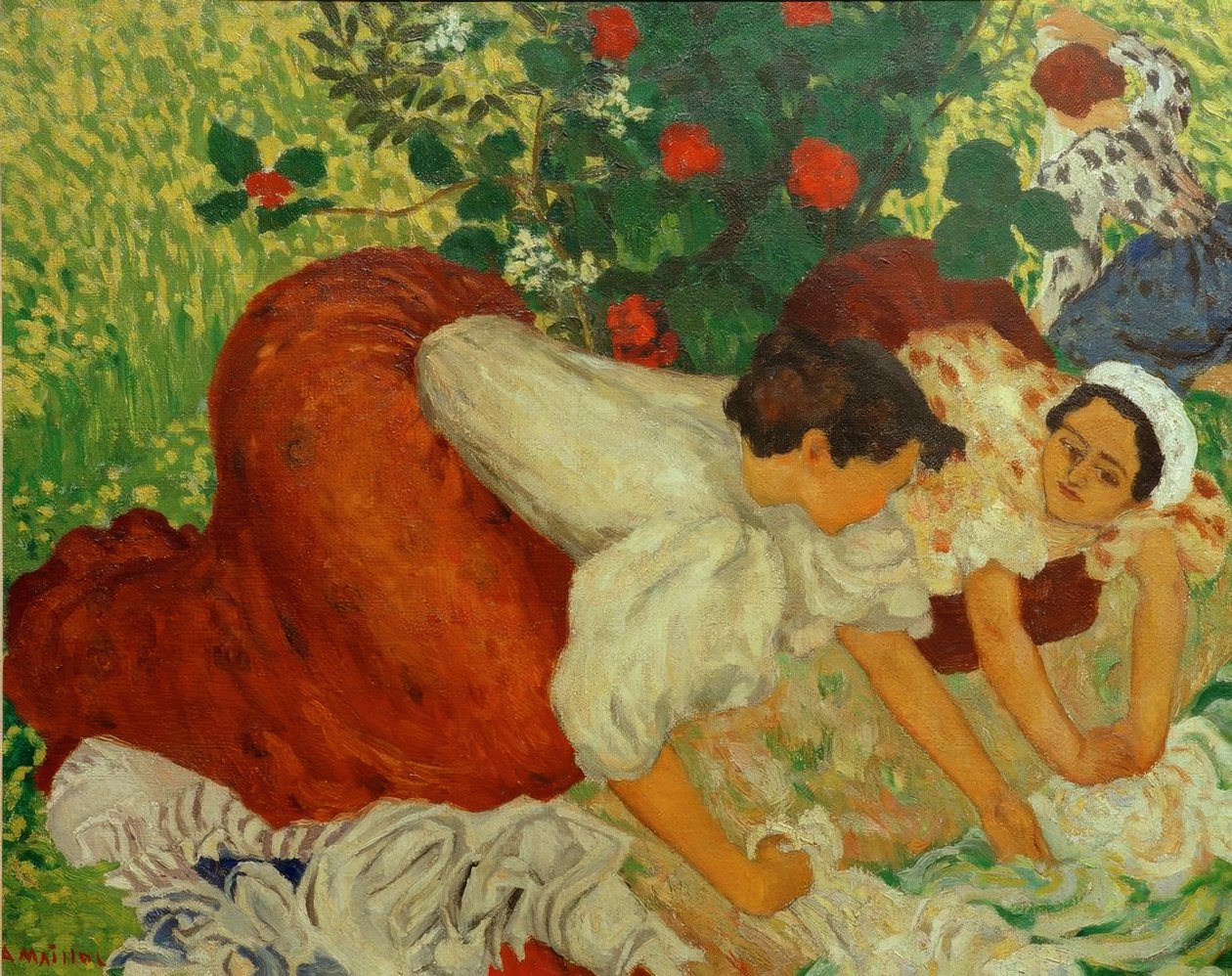 Aristide Maillol, as lavadeiras de Aristide Maillol