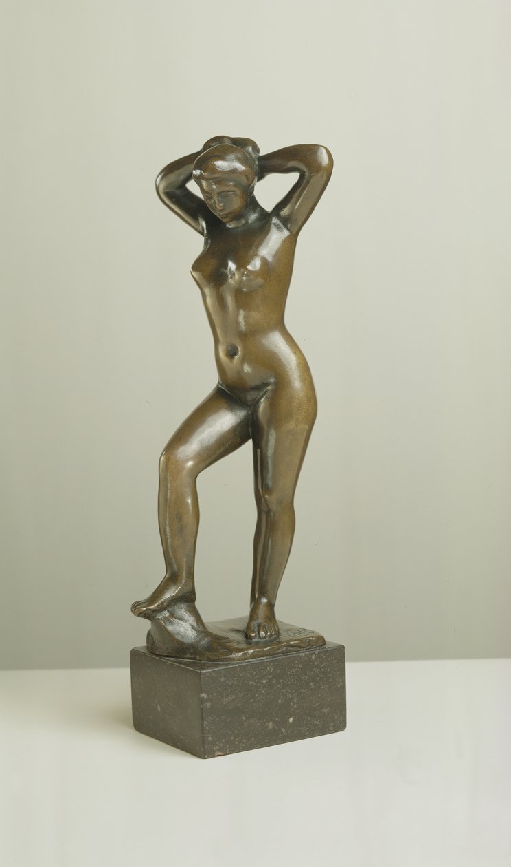 Banhista com os braços levantados (bronze) de Aristide Maillol
