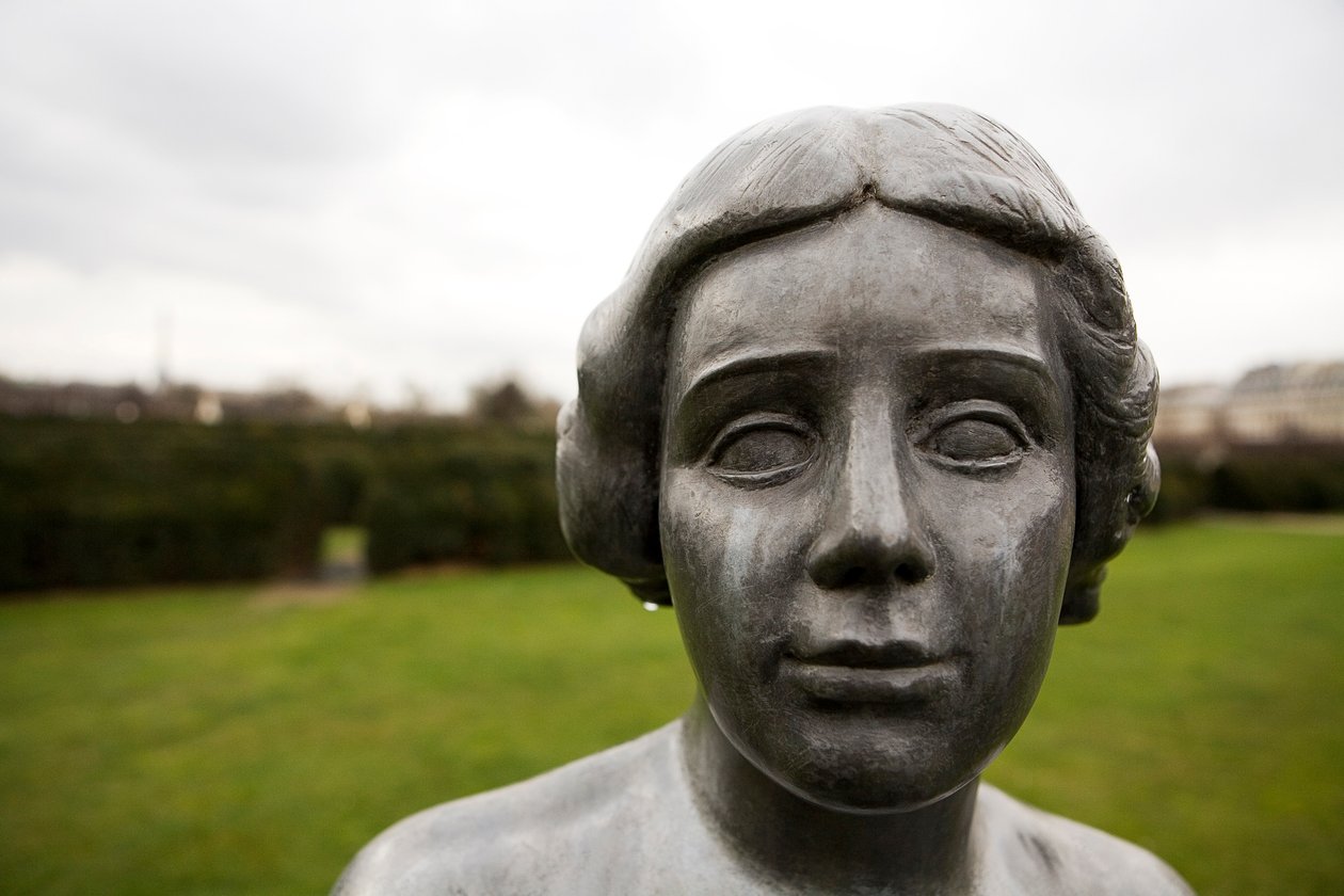 As Três Ninfas, detalhe (plomb) de Aristide Maillol