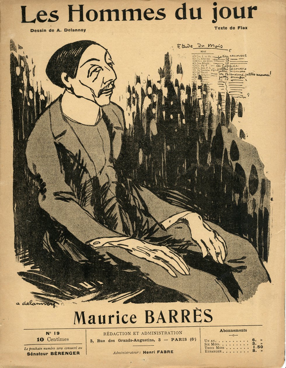 Capa de "Les Hommes du jour", número 19 de Aristide Delannoy