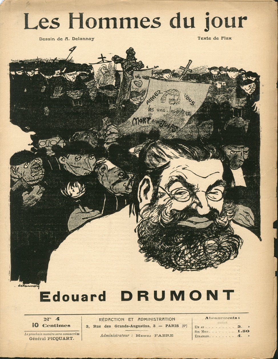 Capa de "Les Hommes du jour", número 4 de Aristide Delannoy