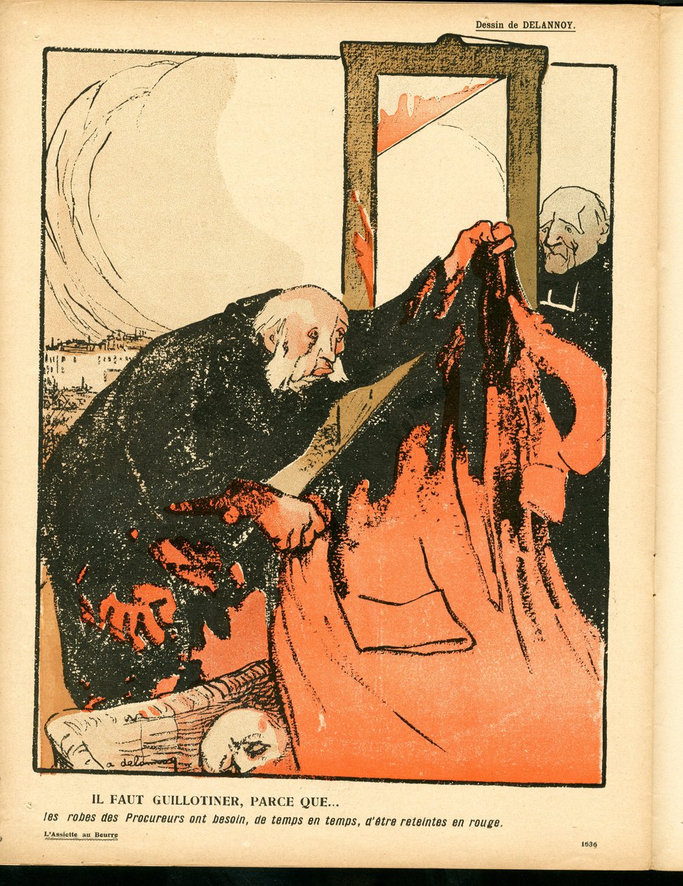 A Placa de Manteiga, número 310, Satirical in Colour de Aristide Delannoy