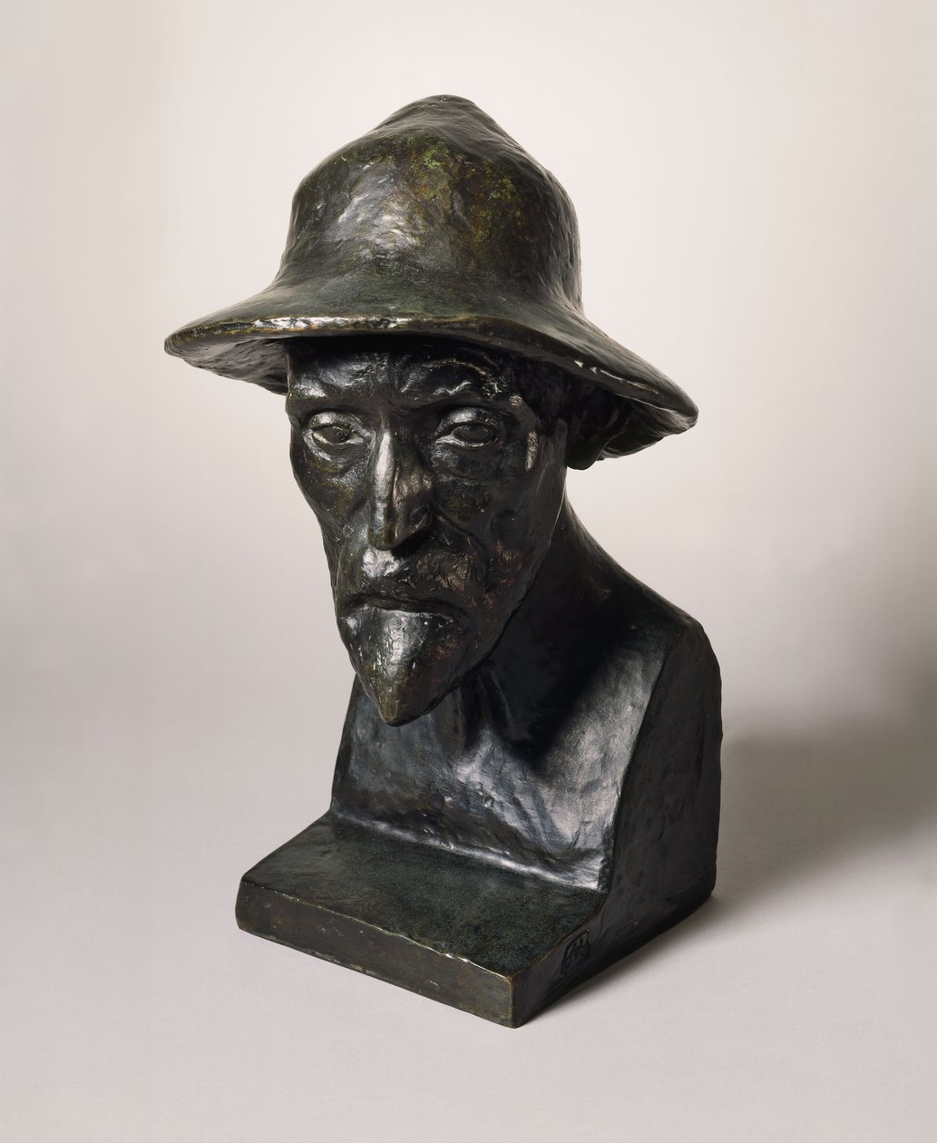 Busto de Auguste Renoir, c. 1907 (óleo sobre tela) de Aristide Maillol