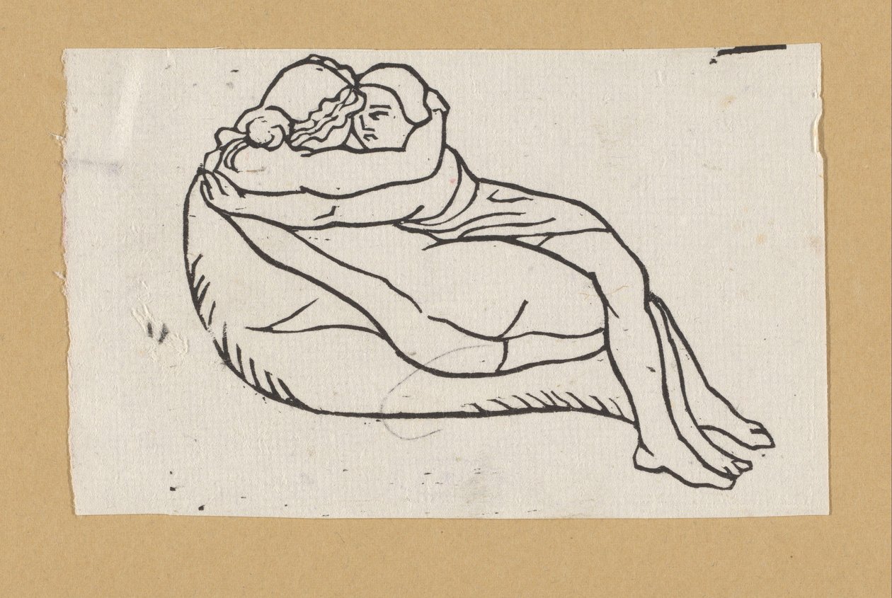 Daphnis und Chloë zusammen liegend de Aristide Maillol