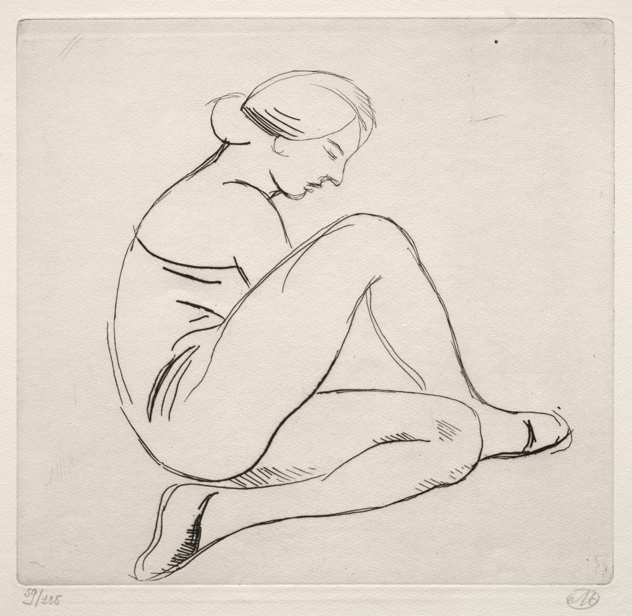 Mulher sentada de Aristide Maillol