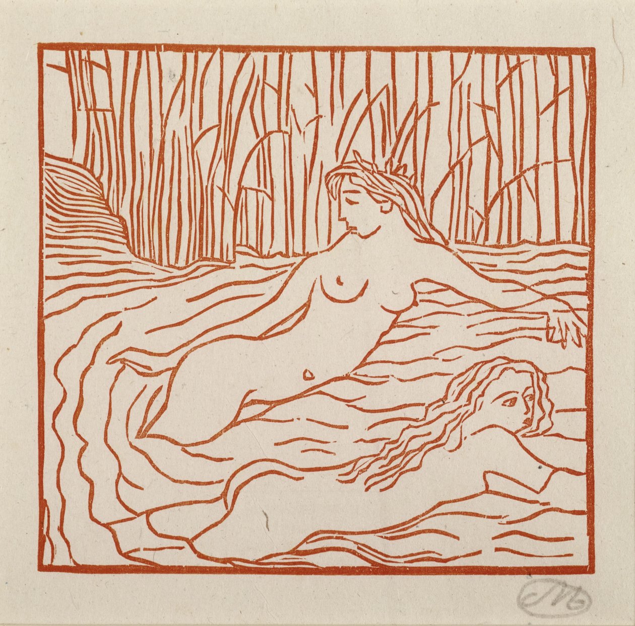 Galatea im Wasser de Aristide Maillol