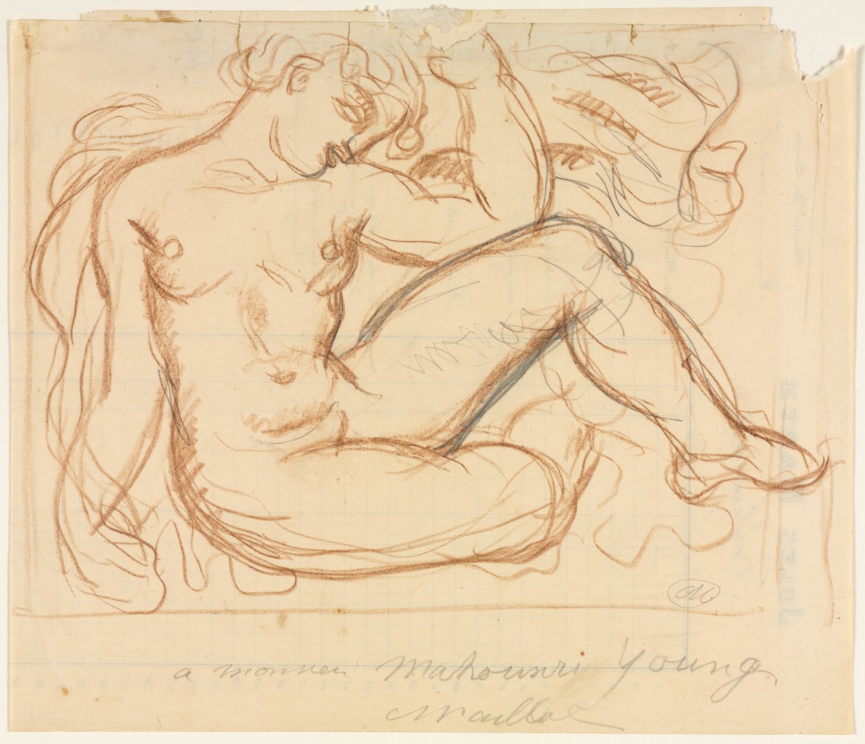 Estudo de nu de Aristide Maillol