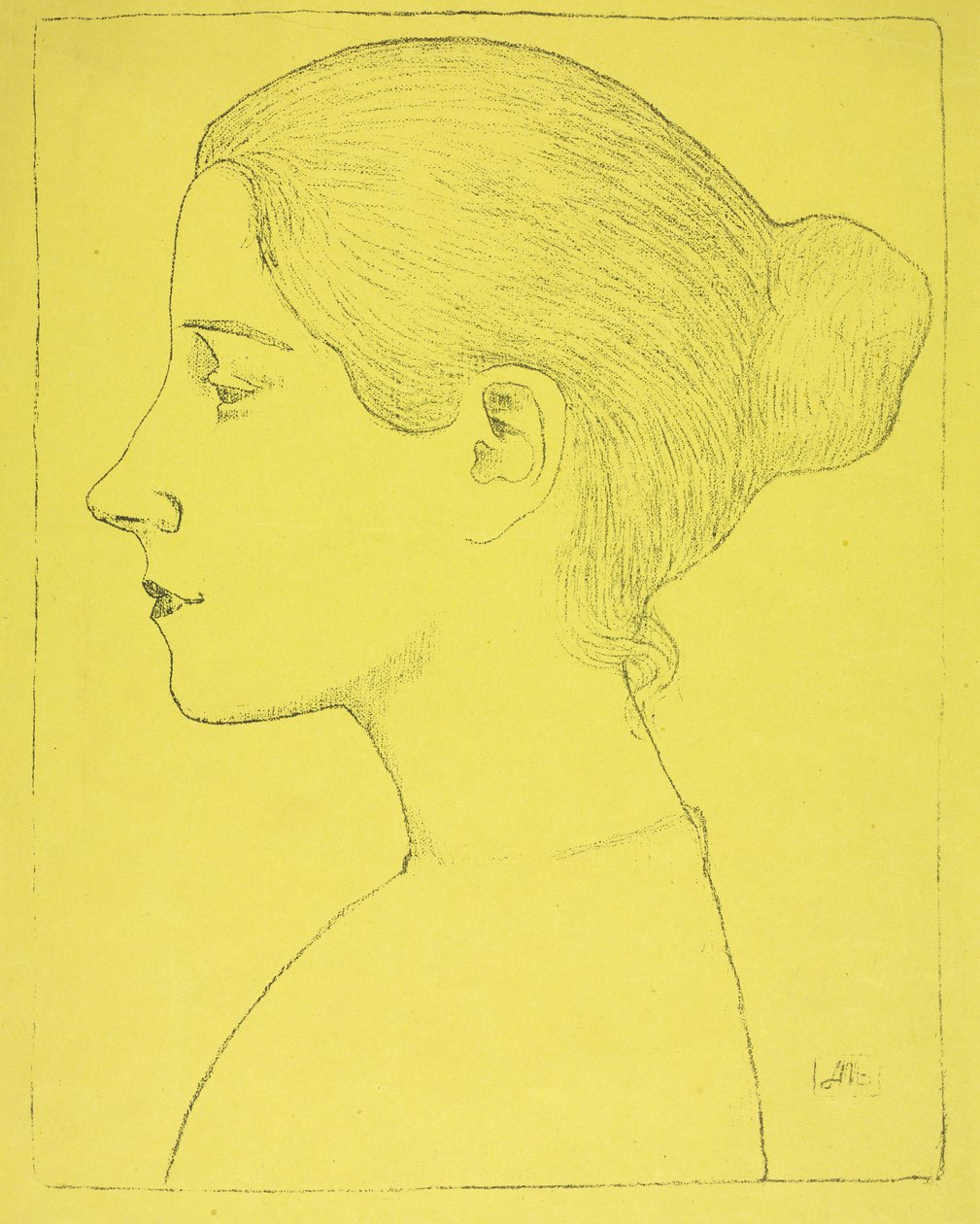 Porträt einer jungen Frau de Aristide Maillol