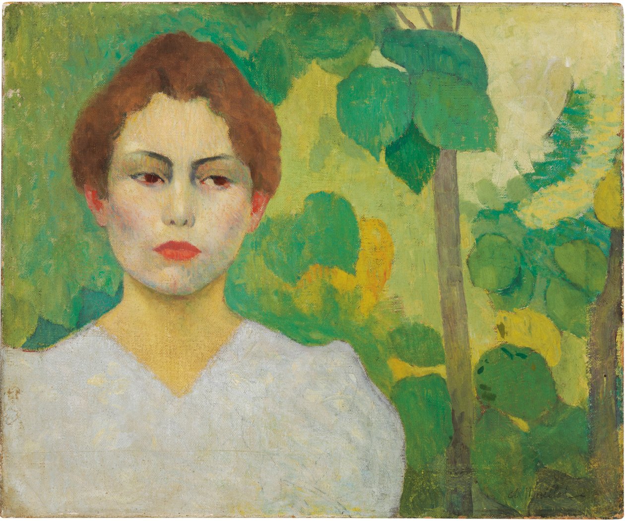 Mulher de branco de Aristide Maillol