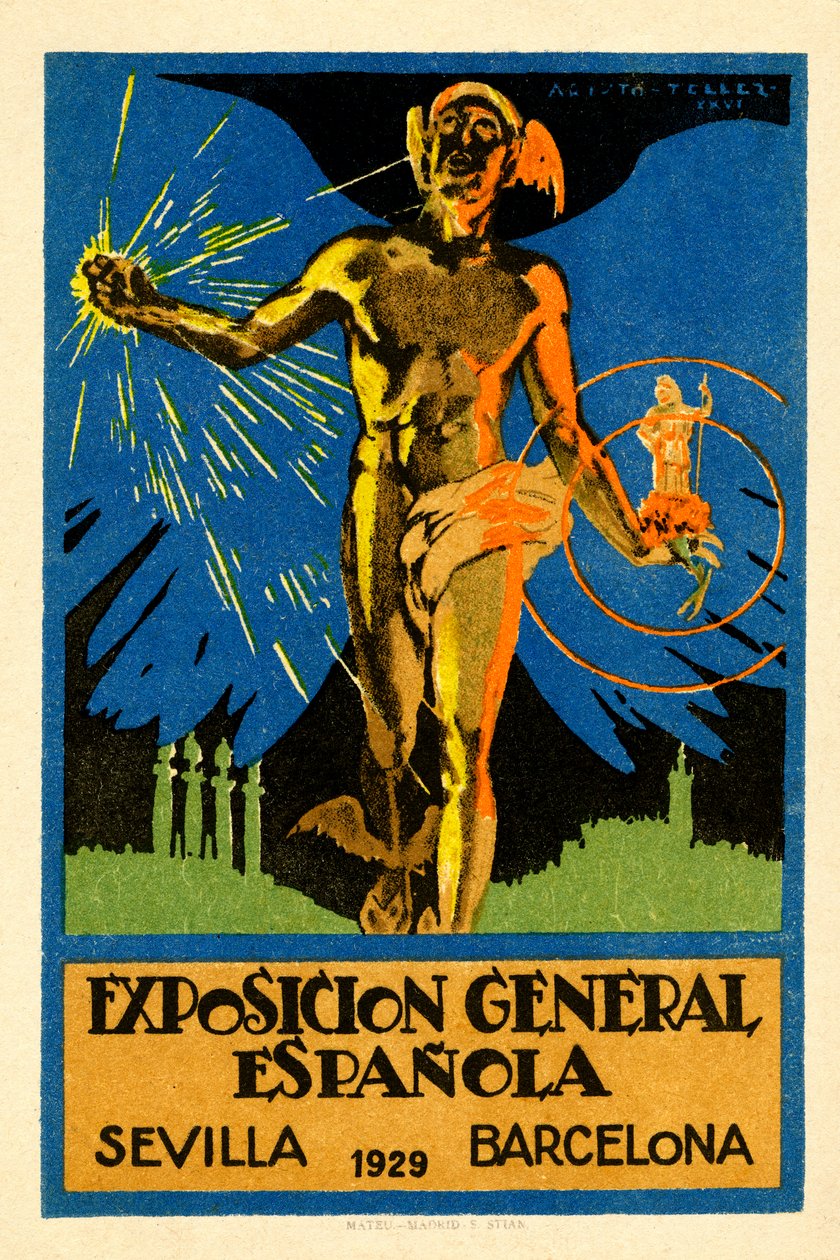 "Exposicion General Espñola" (Exposição Geral Espanhola) de Aristo Tellez
