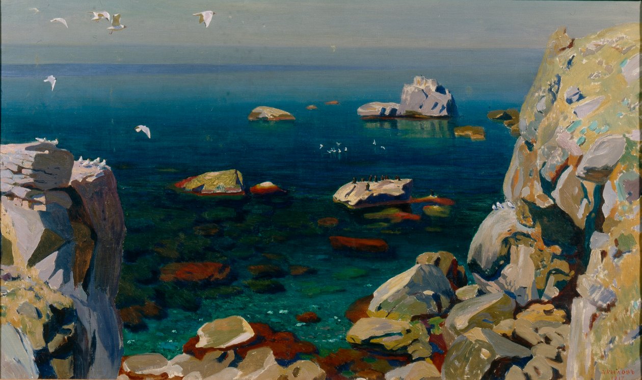 Calma, 1917 de Arkadij Aleksandrovic Rylov