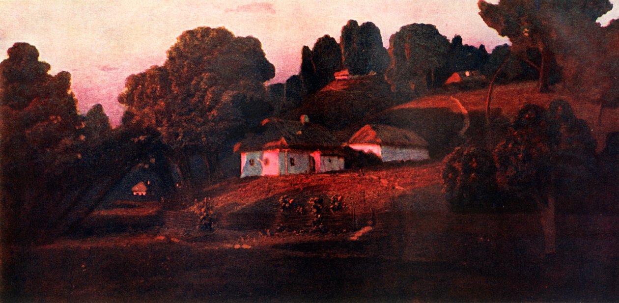Uma noite na Ucrânia, 1901, 1939. de Arkhip Ivanovich Kuindzhi