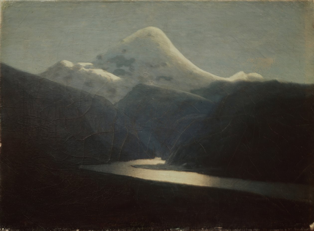 No Monte Elbrus, década de 1870 de Arkhip Ivanovich Kuindzhi