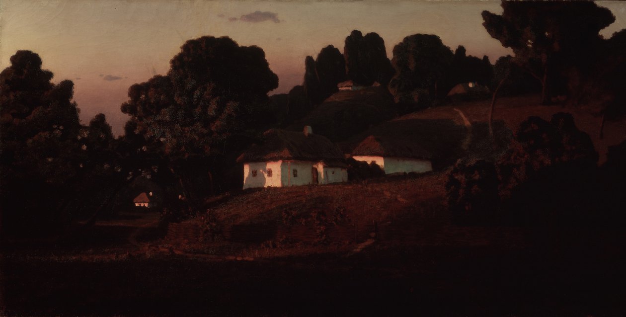 Noite na Ucrânia, 1878 de Arkhip Ivanovich Kuindzhi