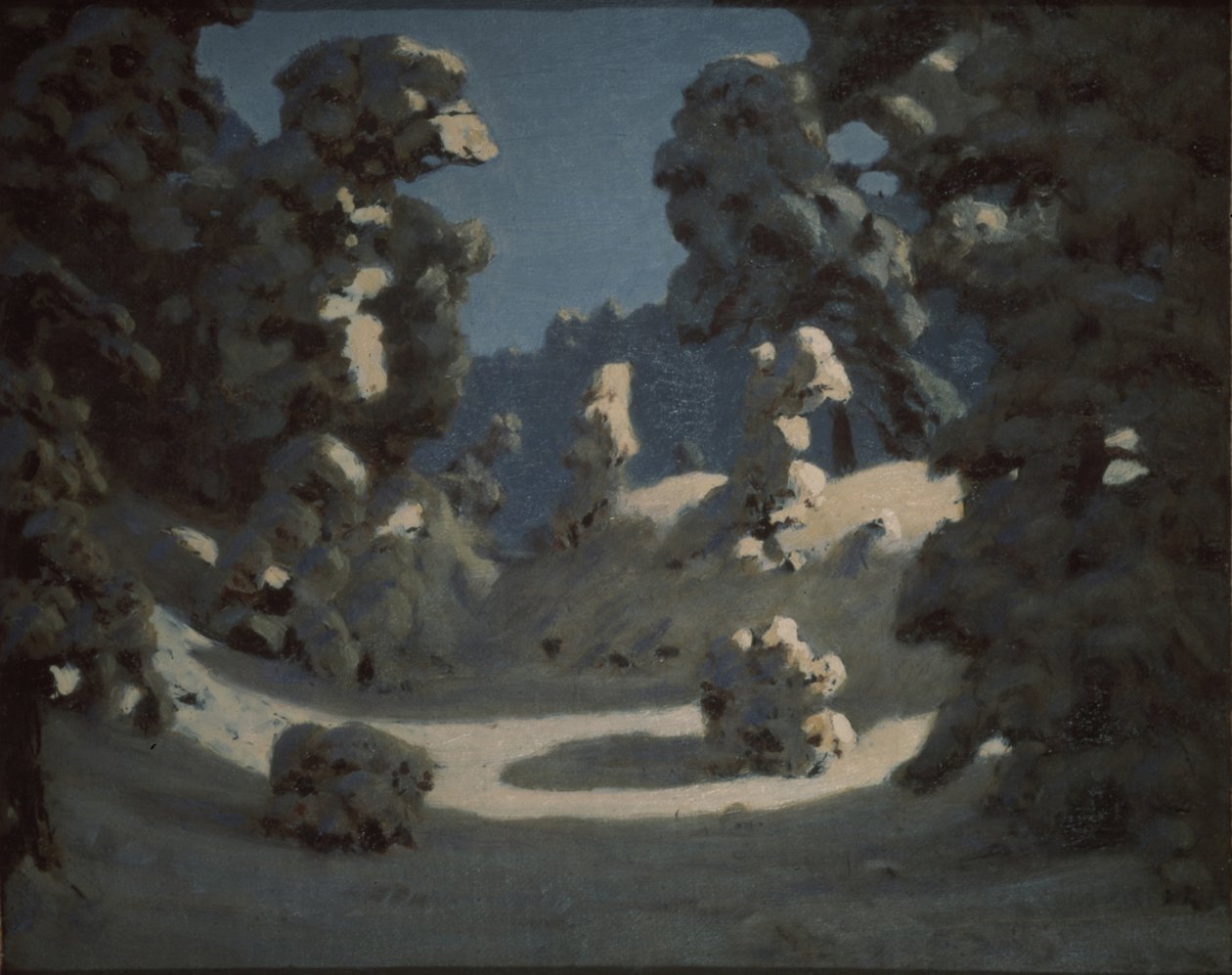 Manchas solares no gelo, 1876-1890 de Arkhip Ivanovich Kuindzhi