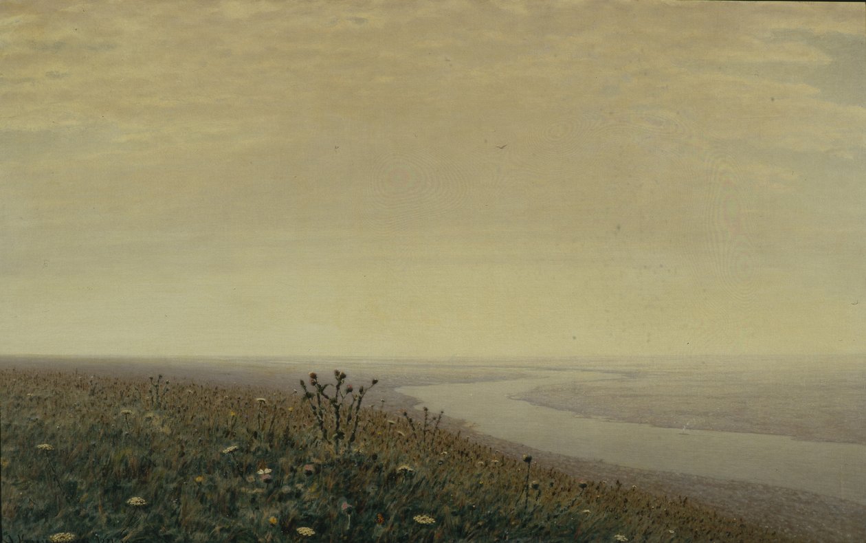 O rio Dnieper pela manhã, 1881 de Arkhip Ivanovich Kuindzhi