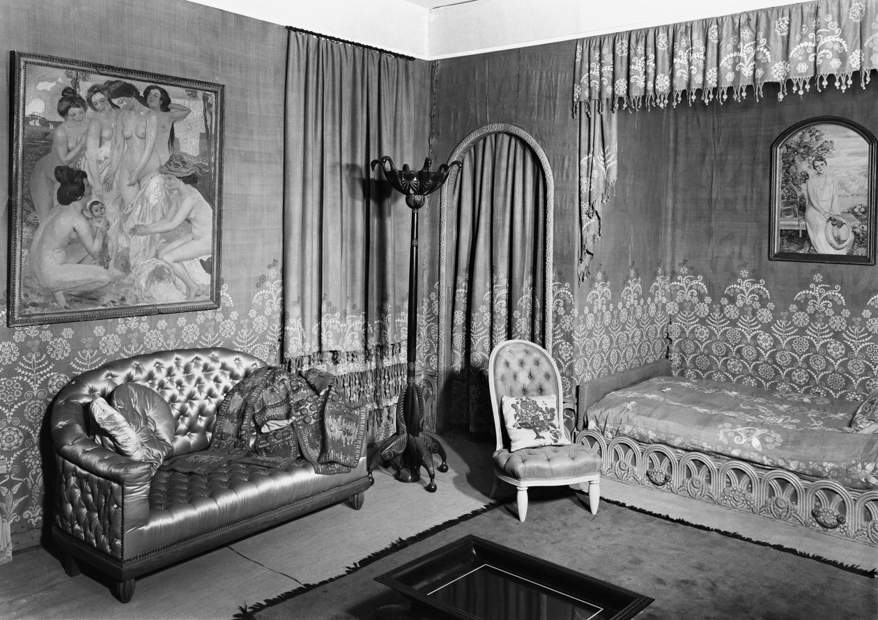 Quarto pertencente a Jeanne Lanvin (1867-1946) c.1920-25 de Armand Albert Rateau