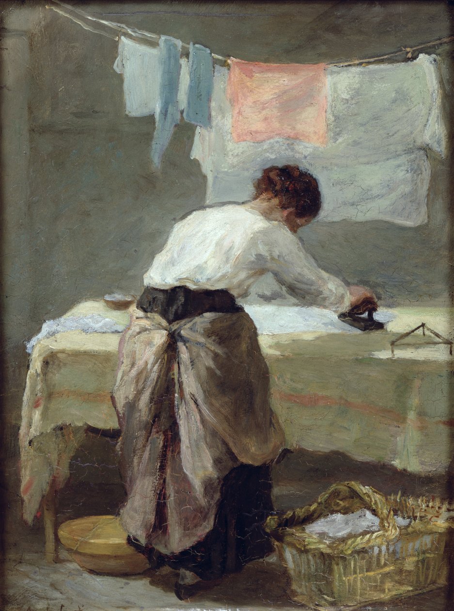 Mulher engomadoria de Armand Desire Gautier