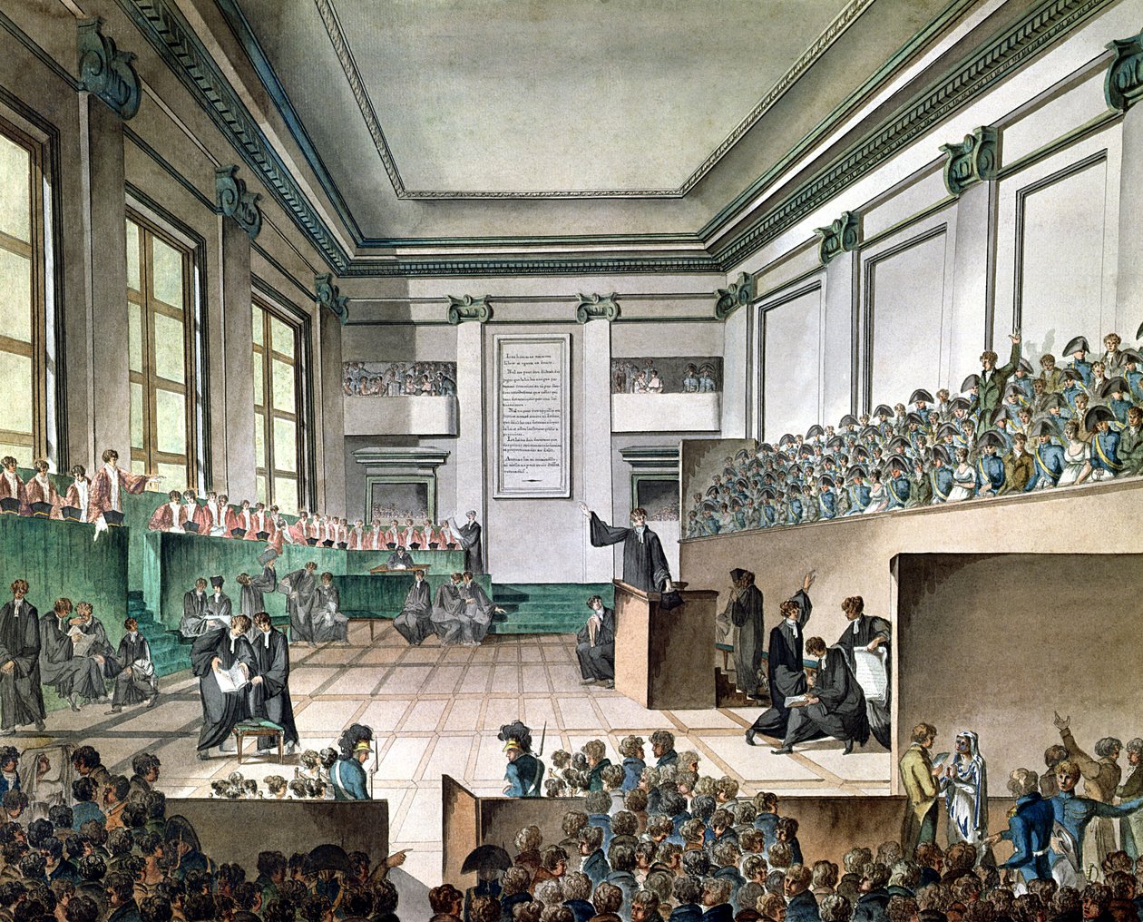 O Julgamento do Caso Cadoudal, c.1804 de Armand de Polignac