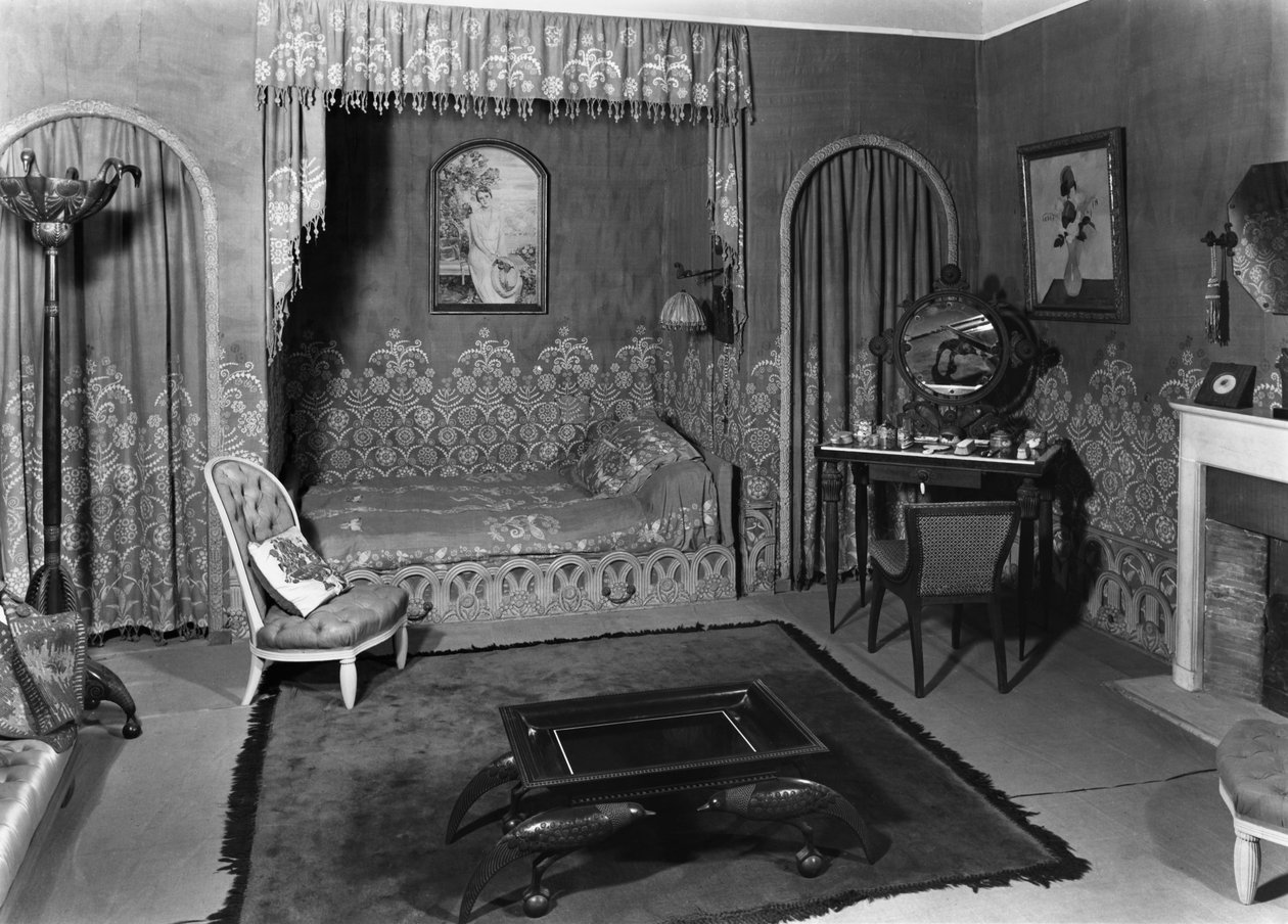 Quarto pertencente a Jeanne Lanvin (1867-1946) c.1920-25 de Armand Albert Rateau