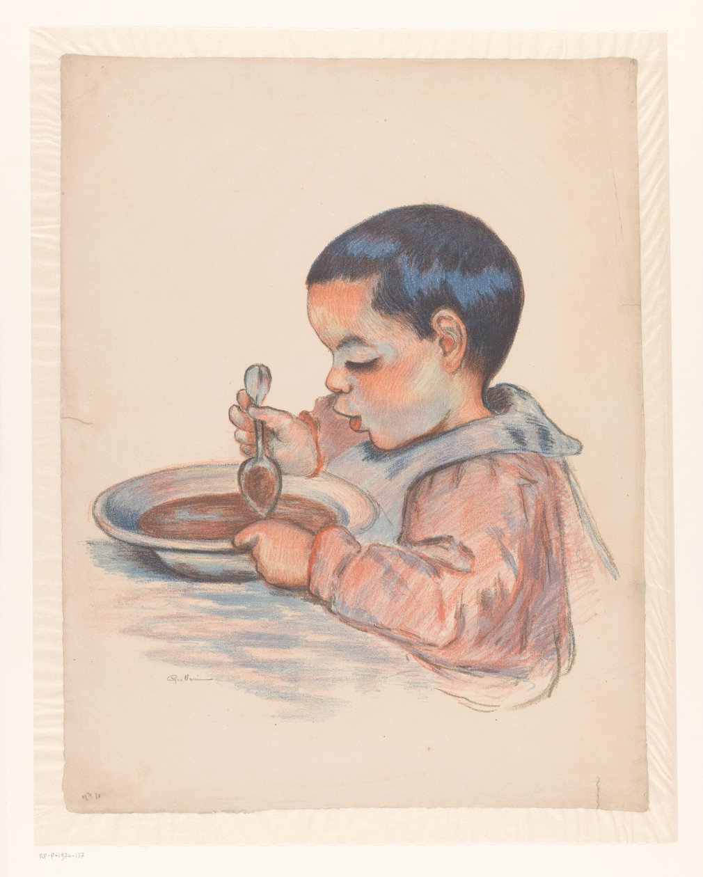 Sopa de alimentação infantil de Armand Guillaumin