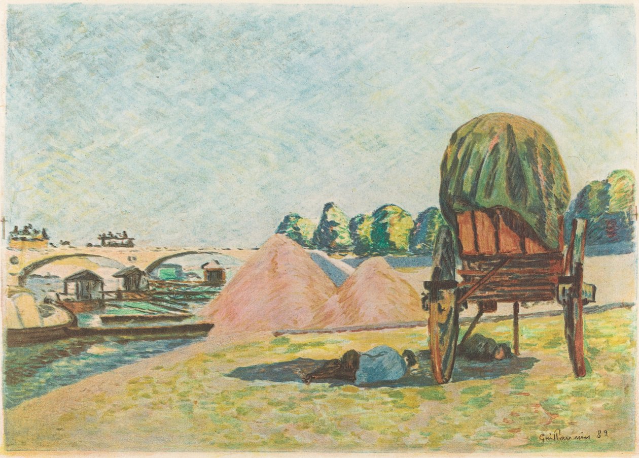 Paisagem, 1882. de Armand Guillaumin