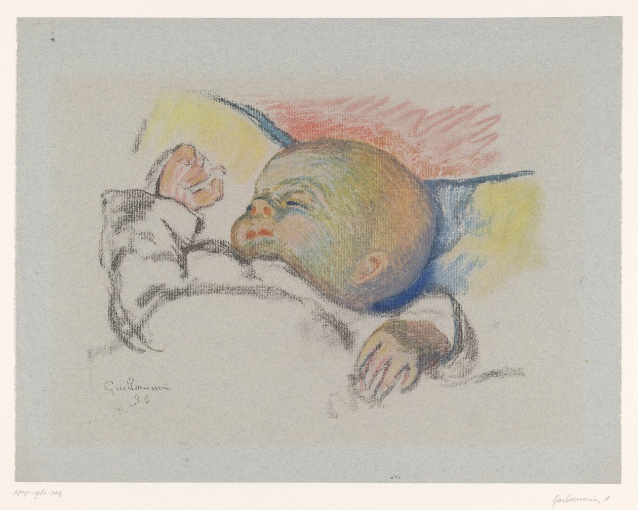 Bebé que dorme de Armand Guillaumin