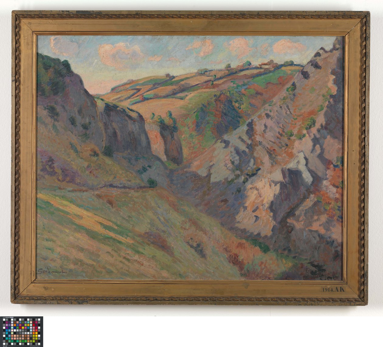 As Cavernas de Prunal perto de Pontgibaud (Auvergne) de Armand Guillaumin