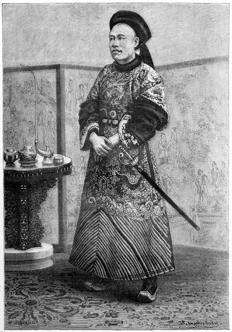 M. Tseng, ministro chinês em Paris, 1895. de Armand Kohl
