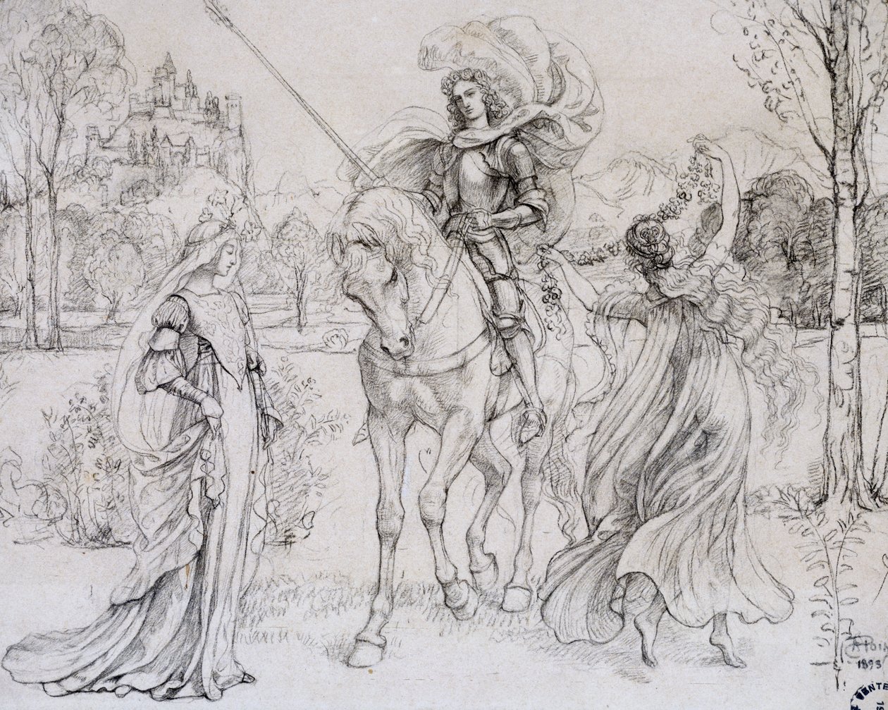 Saudação ao Cavaleiro, c1880-1932 de Armand Point