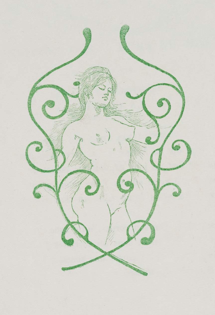 Neerlandês: Vinheta de encerramento para Charles Baudelaire, Les Fleurs du Mal de Armand Rassenfosse