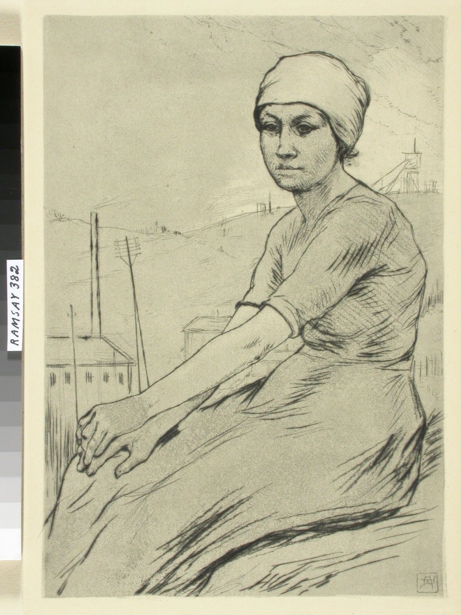 Jovem trabalhadora de Armand Rassenfosse