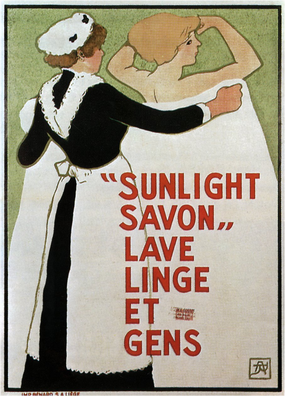Luz do sol Savon, 1910 de Armand Rassenfosse
