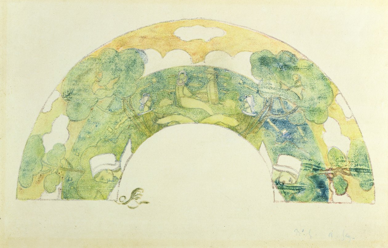 Ventilador - Bretões à beira-mar de Armand Séguin