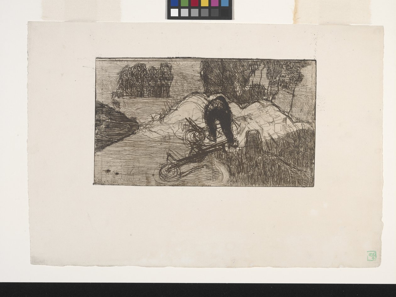 Le Debardeur (The Stevedore) (gravura) de Armand Séguin