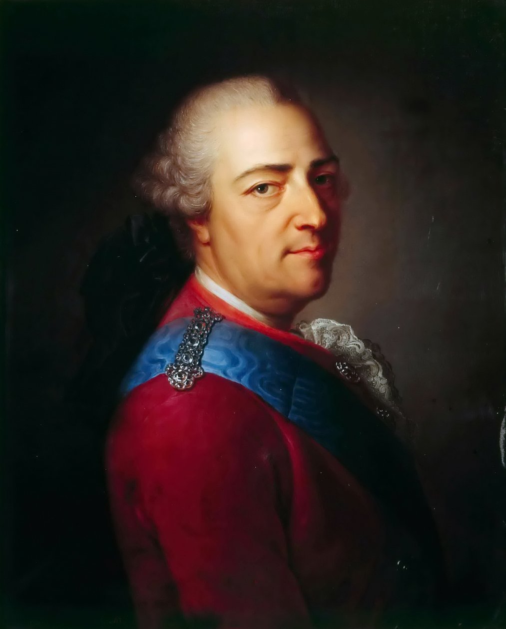 Retrato do rei Luís XV 1710-1774 de Armand Vincent de Montpetit