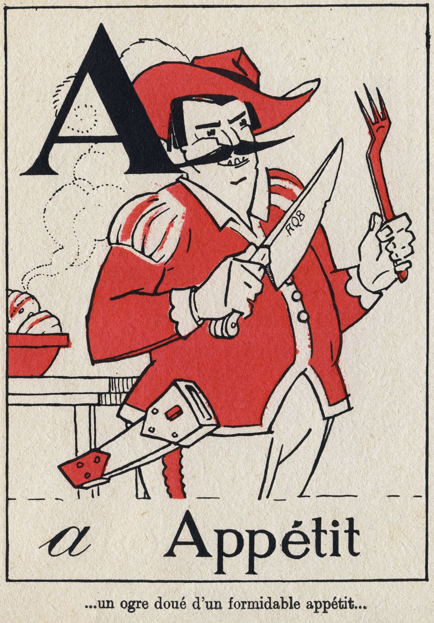 Carta A: "Appetit", em L
