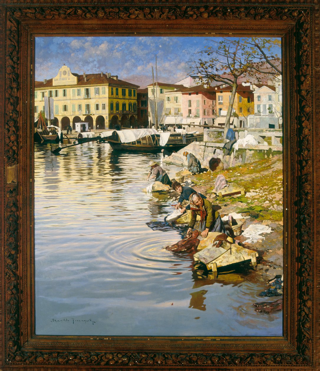 As lavadoras de Pallanza, 1892 de Arnaldo Ferraguti
