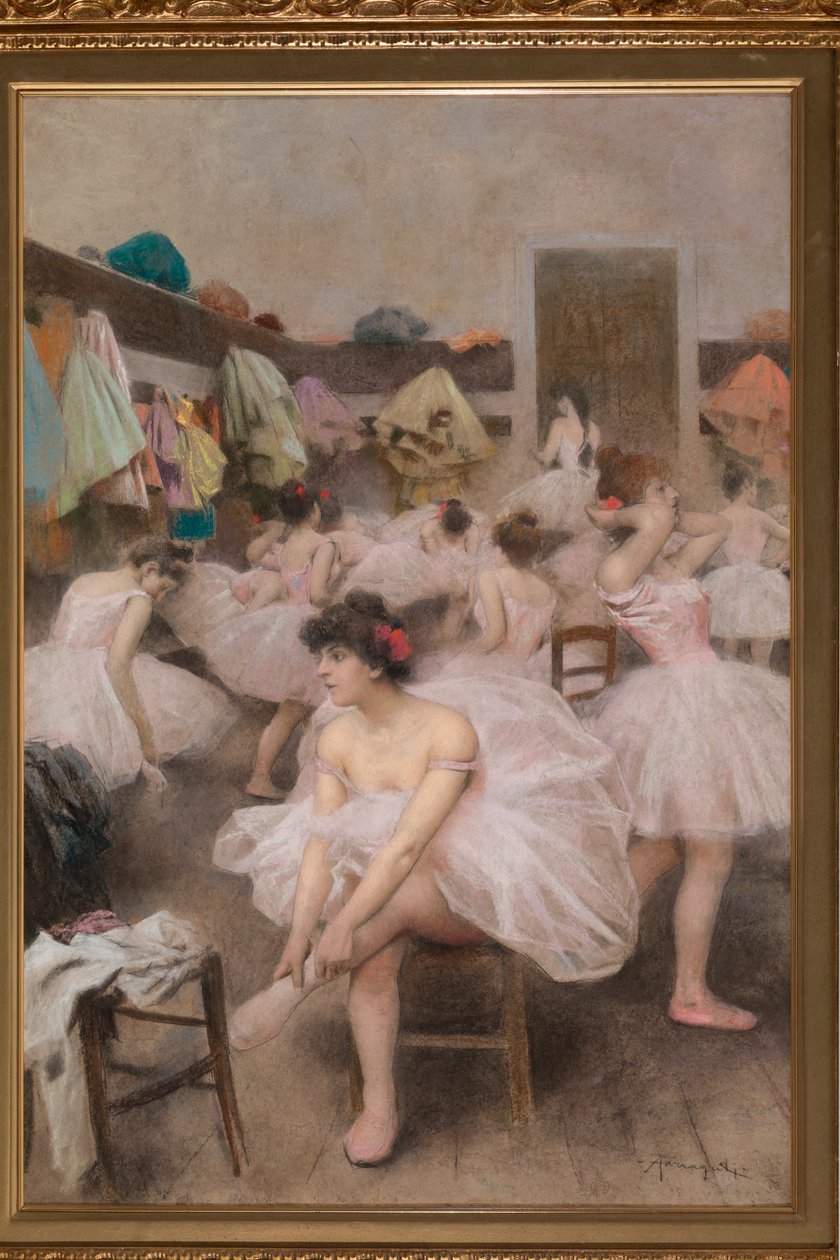 Dançarinas (pastel) de Arnaldo Ferraguti