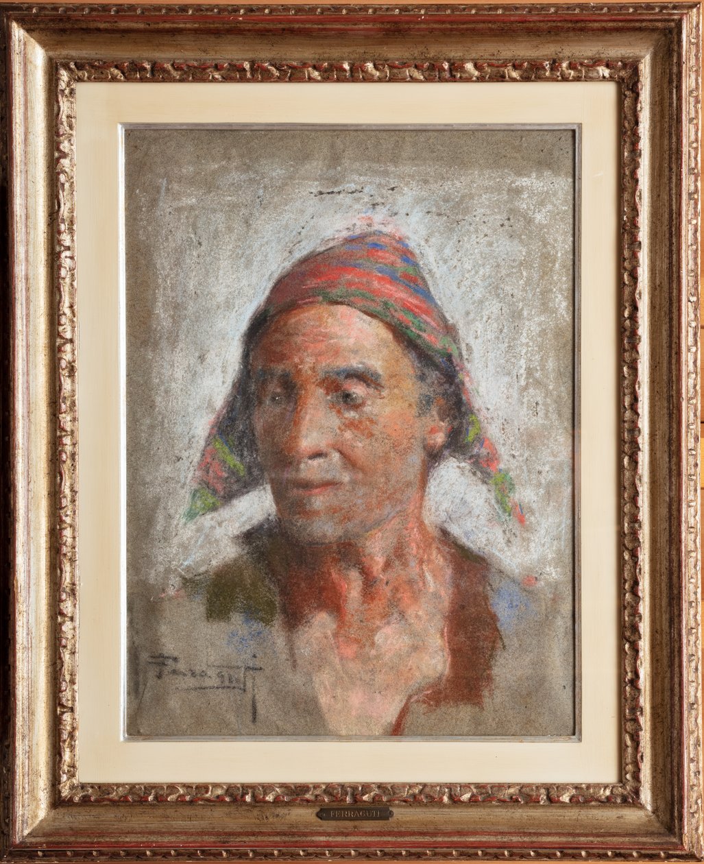 O Ator (pastel sobre tela) de Arnaldo Ferraguti