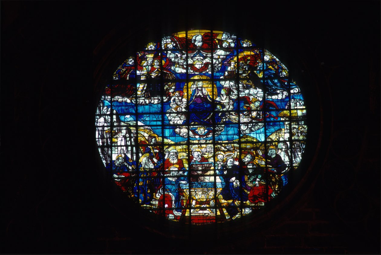 A Assunção da Virgem (vitral) de Arnao de Flandres