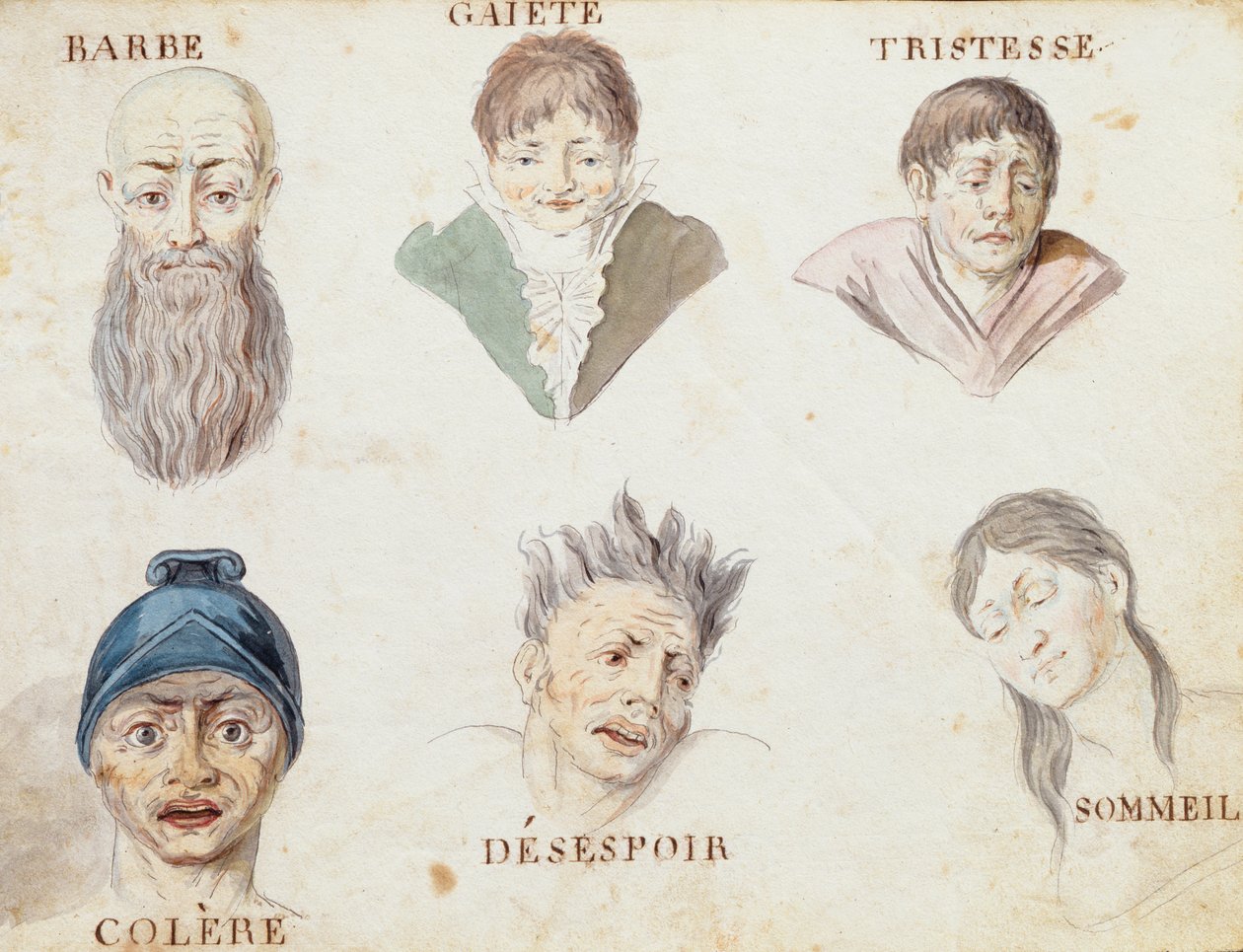 Ilustrações de "Um Livro do Alfabeto Francês de 1814", pub. de Charles Plante Fine Arts, 1814 de Arnaud de Beauregard