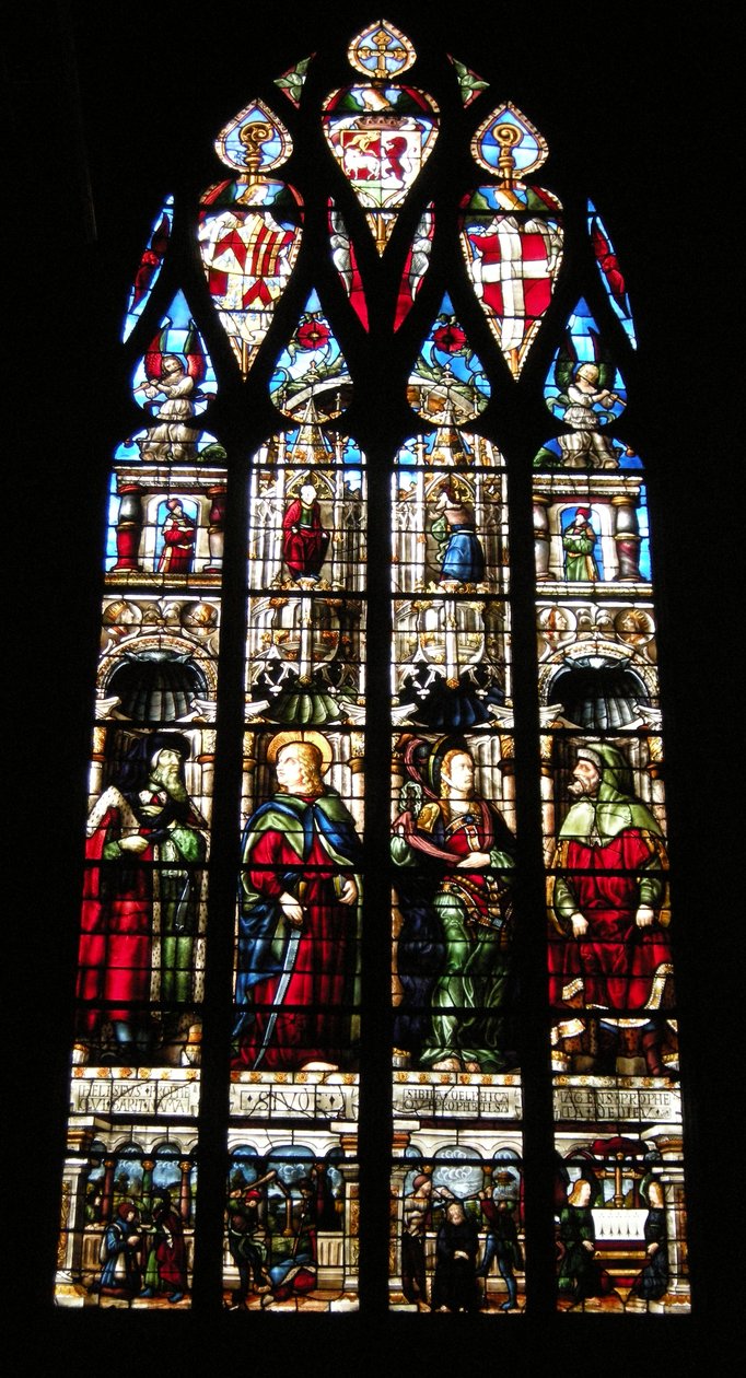 Janela, 1507-13 (vitral) de Arnaud de Moles