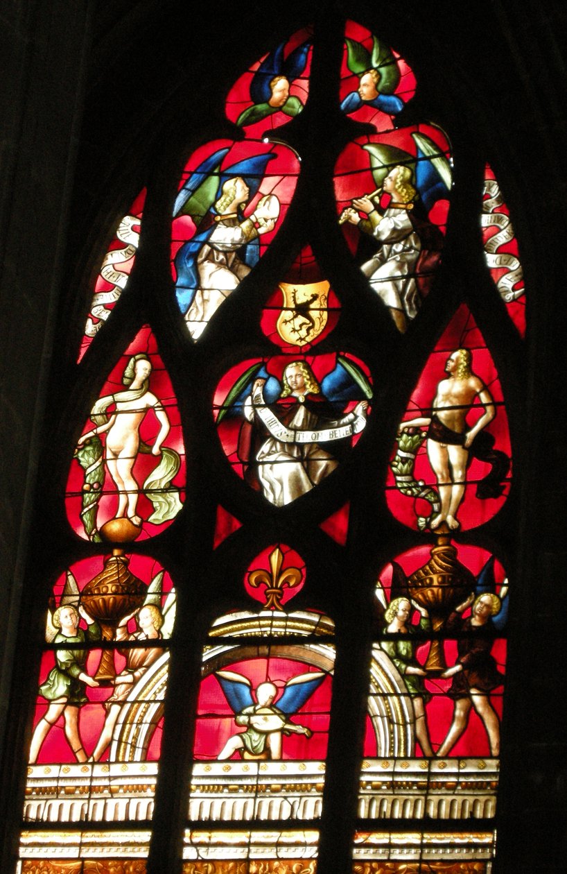 Janela, 1507-13 (vitral) de Arnaud de Moles