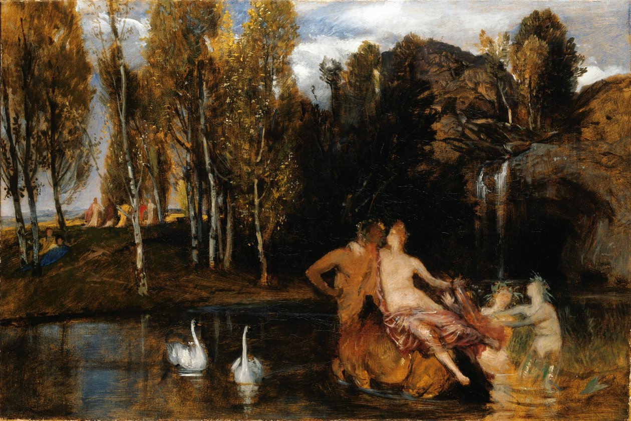Os campos do abençoado de Arnold Böcklin