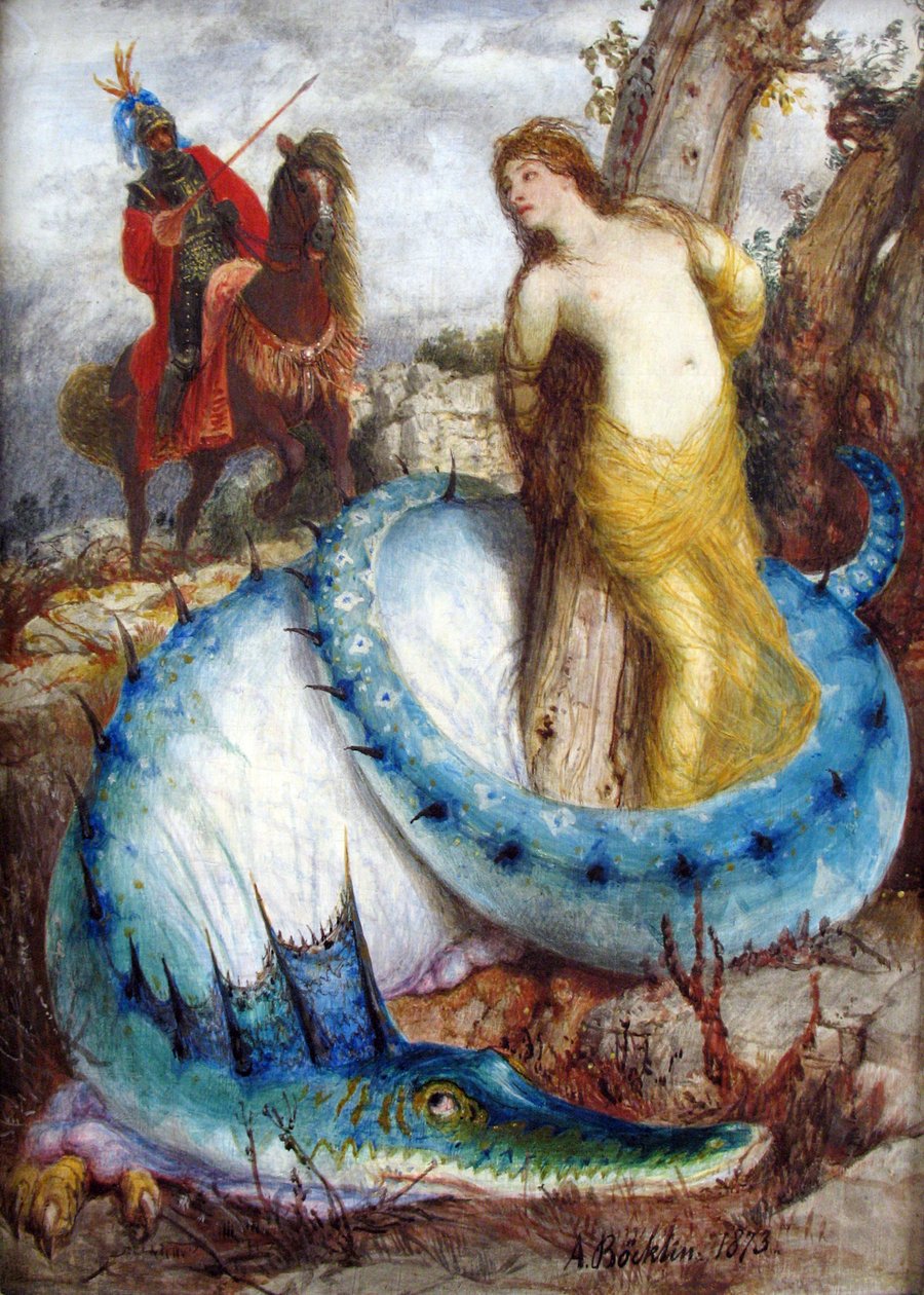 Ruggiero e Angelica de Arnold Böcklin