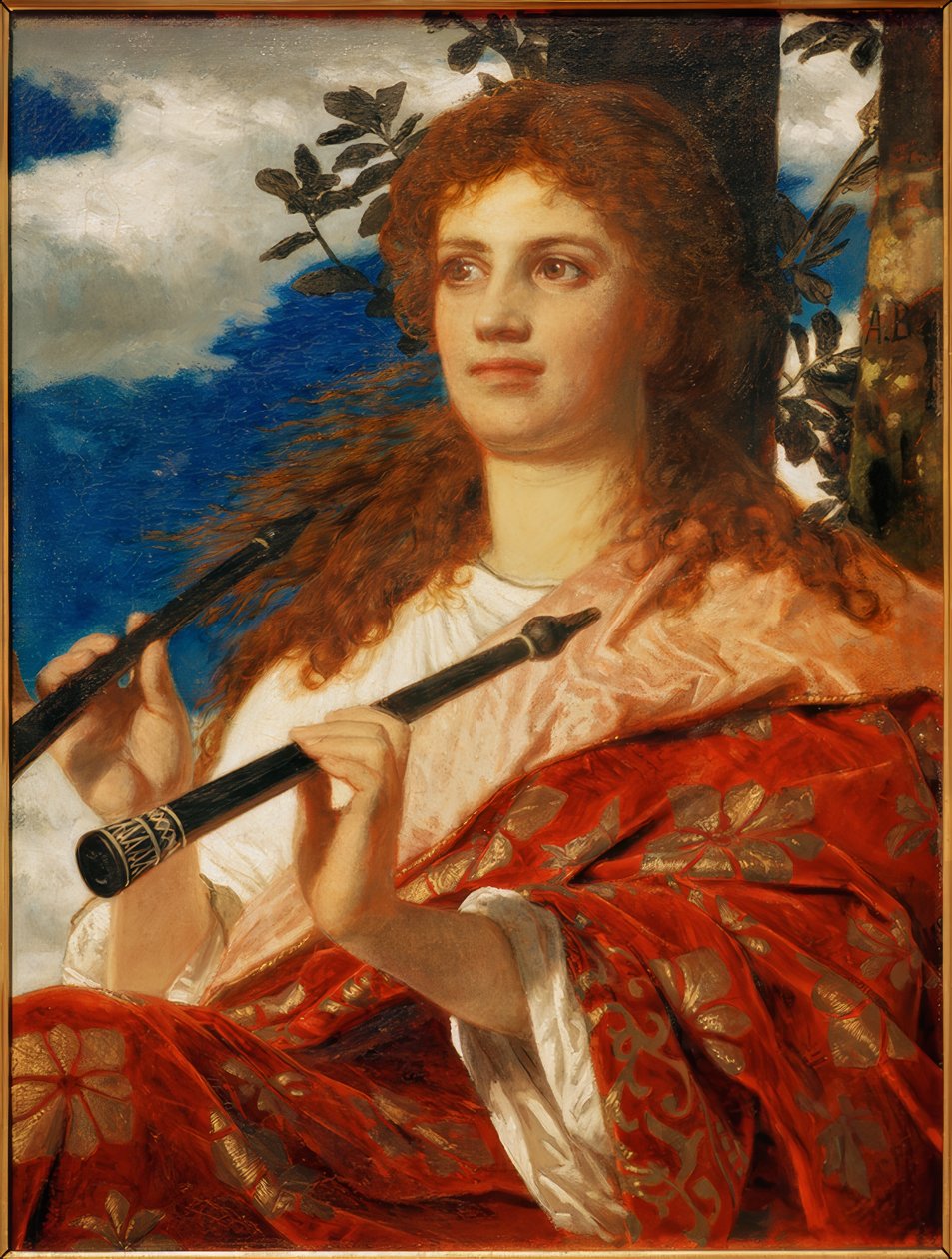 A musa de Anakreon de Arnold Böcklin