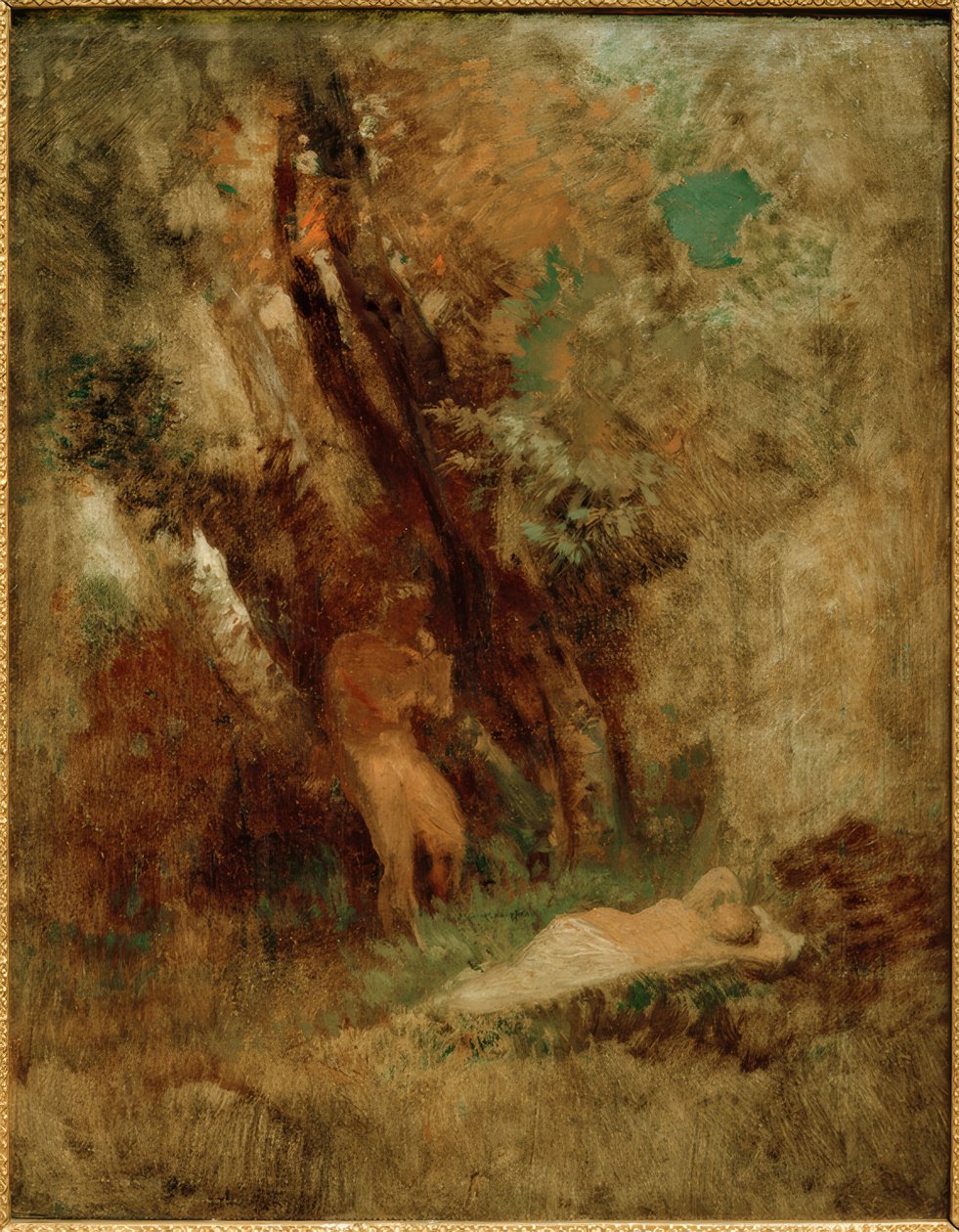 Waldlandschaft de Arnold Böcklin